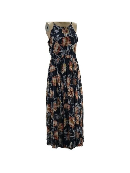 Alexa B Dresses & Skirts - ALEXA B Floral Sleeveless Maxi Dress With Halter Neck